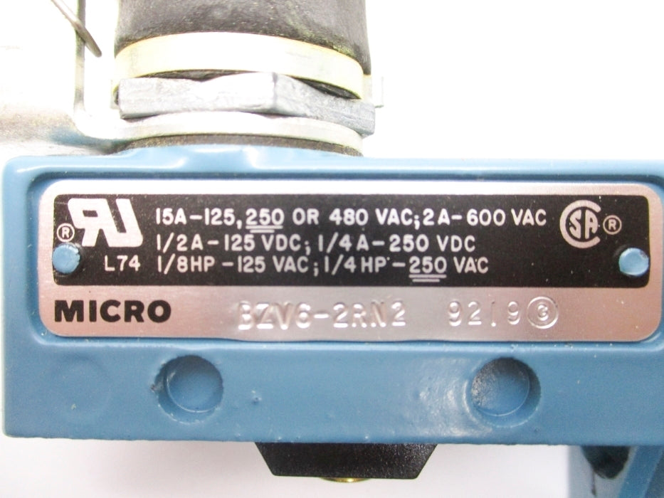MICRO SWITCH BZV6-2RN2 (AS PICTURED) NSMP