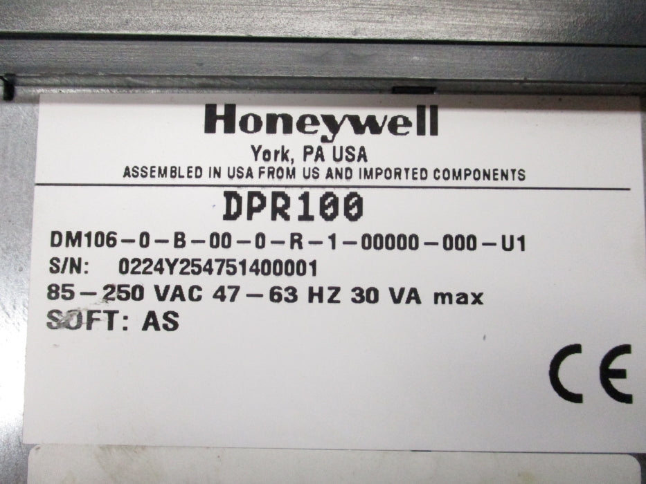 HONEYWELL DM106-0-B-00-0-R-1-00000-000-U1 DPR100 NSNP