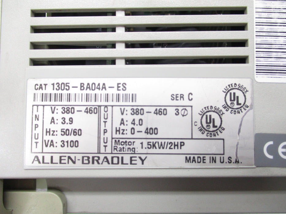 ALLEN BRADLEY 1305-BA04A-ES SER. C NSNP