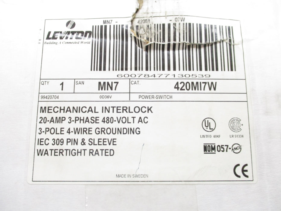 LEVITON 420MI7W NSMP