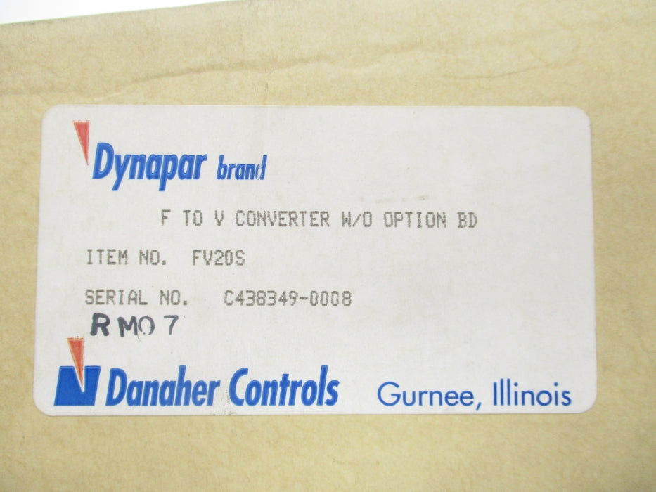 DYNAPAR FV20S NSMP