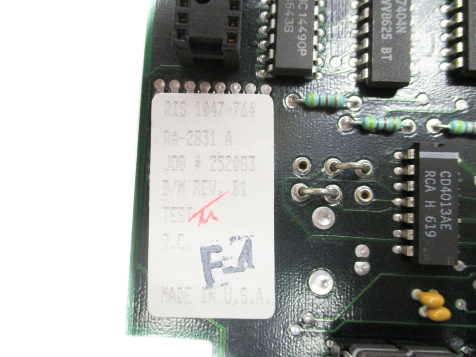 ROCHESTER INSTRUMENTS 1047-764 RA-2831 REV. B1 NSNP