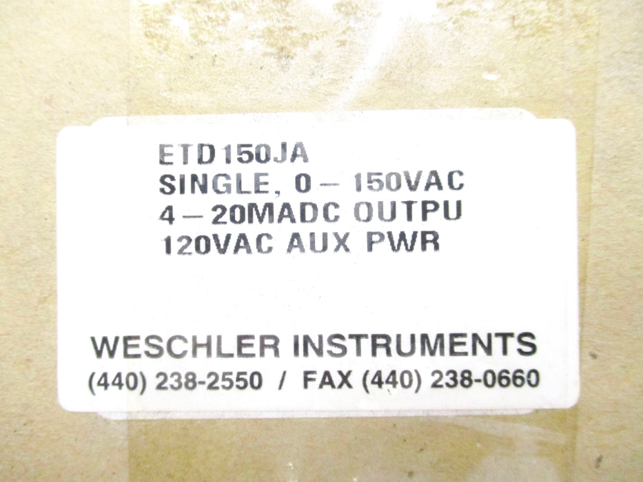 WESCHLER ETD150JA NSMP