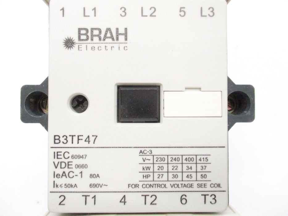 BRAH ELECTRIC B3TF4722 120V NSMP
