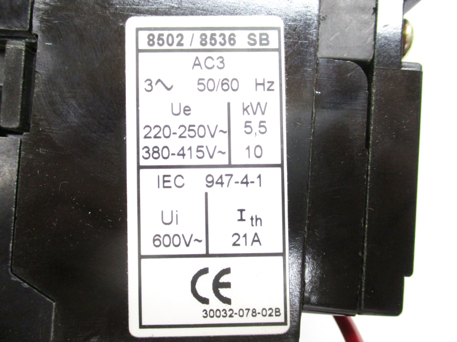 SQUARE D 8536SCO3V02H20S SER. A NSMP