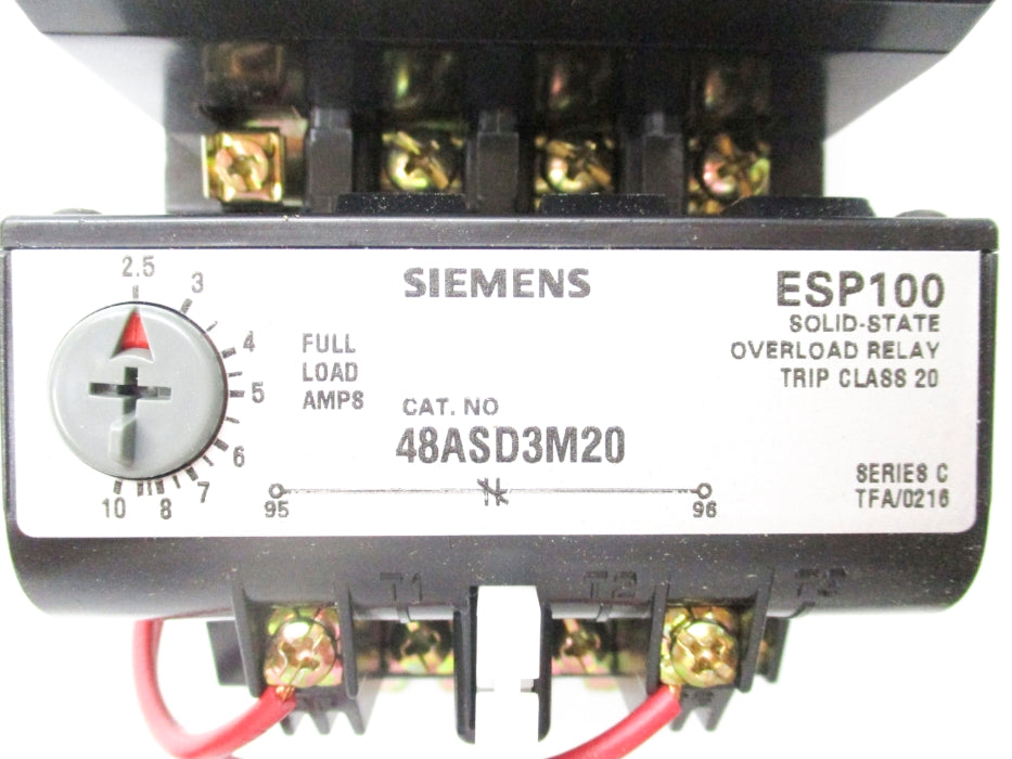 SIEMENS 14CSD32AA 220/240VAC 2.5-10A NSMP