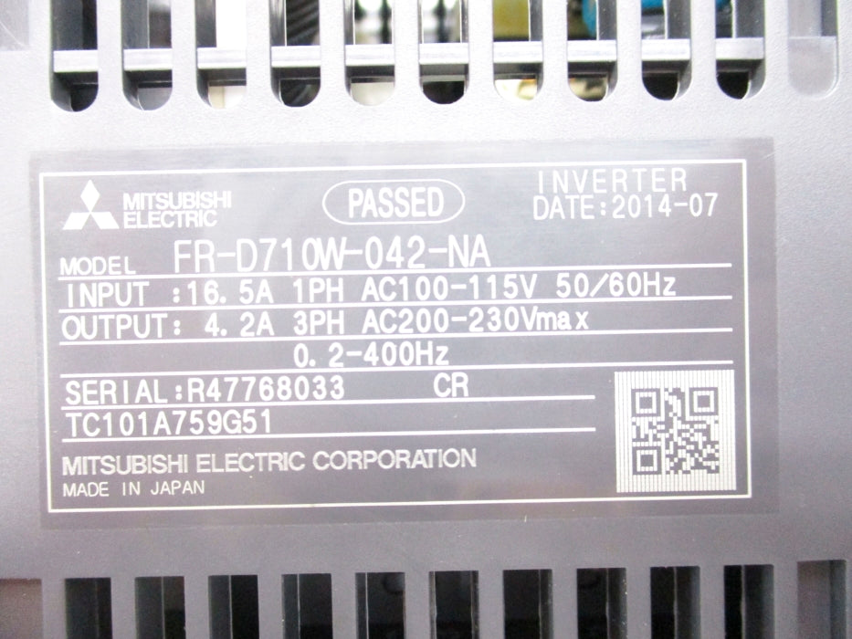 MITSUBISHI FR-D710W-042-NA NSMP