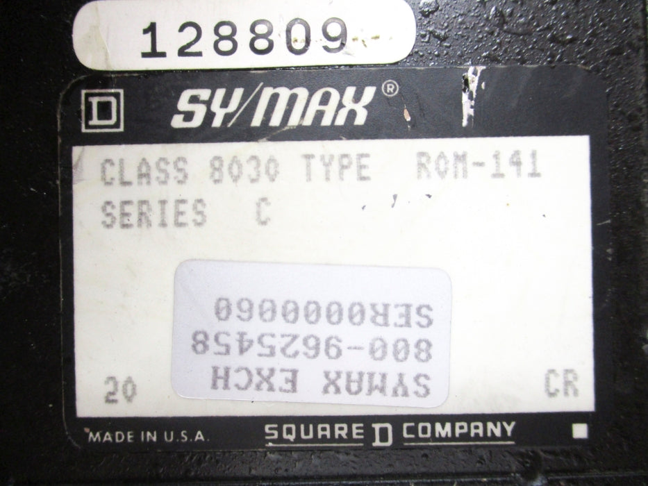 SQUARE D 8030R0M141 SER. C UNMP