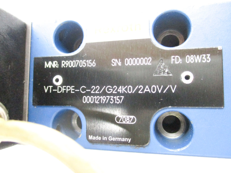 REXROTH VT-DFPE-C-22/G24K0/2A0V/V R900705156 UNMP