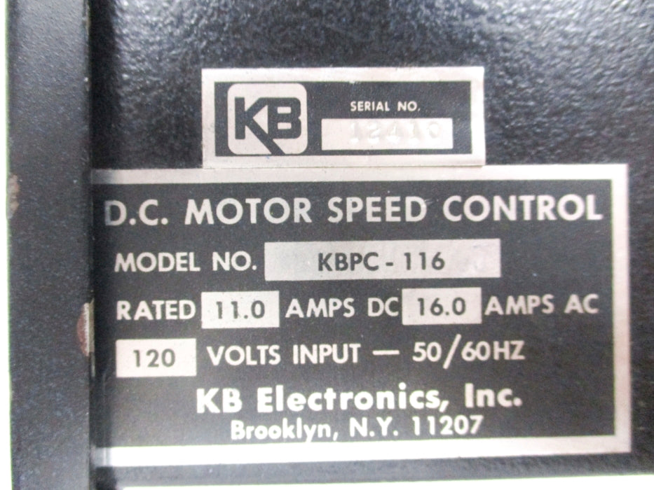 KB ELECTRONICS KBPC-116 UNMP