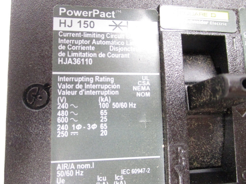 SQUARE D HJA36110 600V 110A NSNP
