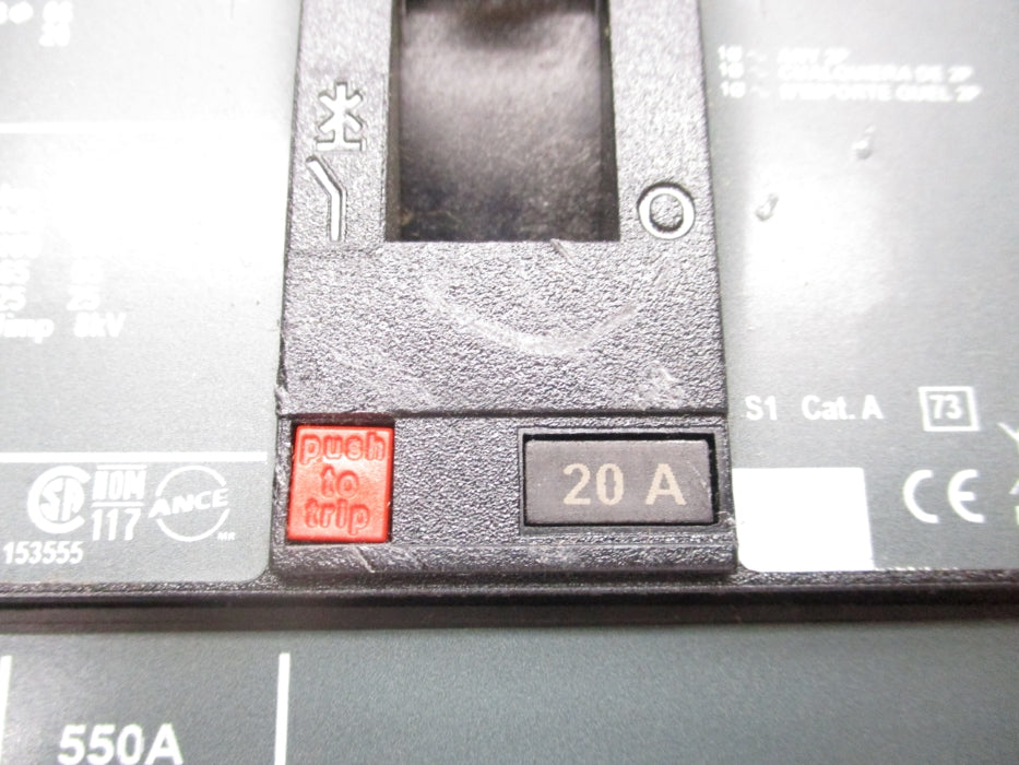 SQUARE D HJA36020 600V 20A NSNP