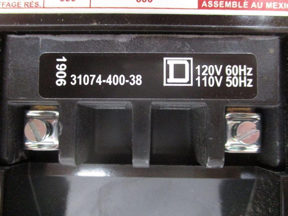 SQUARE D 8903SQ02V02 SER. A 110-120V NUPI