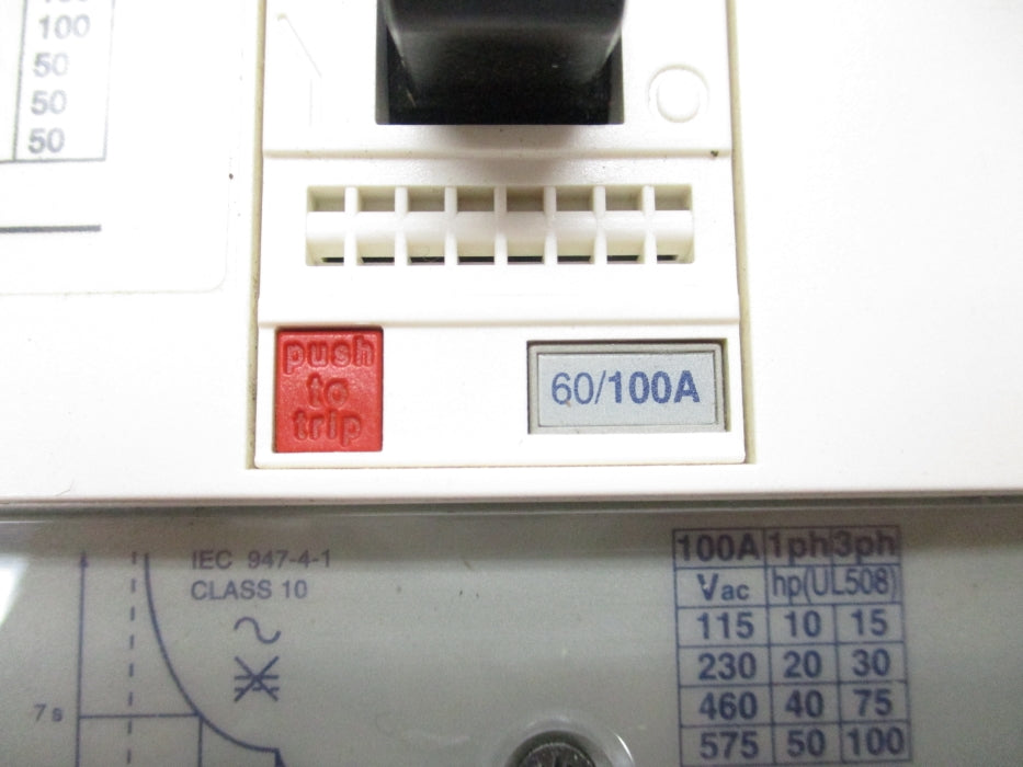 SCHNEIDER ELECTRIC GV7-RE100 750V 60/100A NSNP