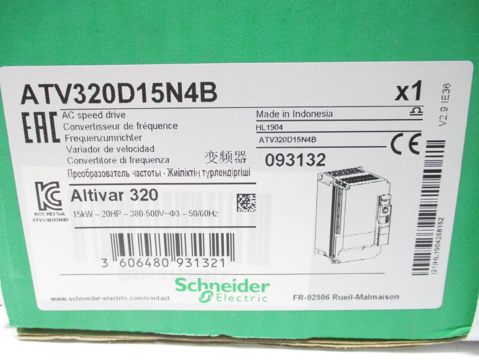 SCHNEIDER ELECTRIC ATV320D15N4B NSFS