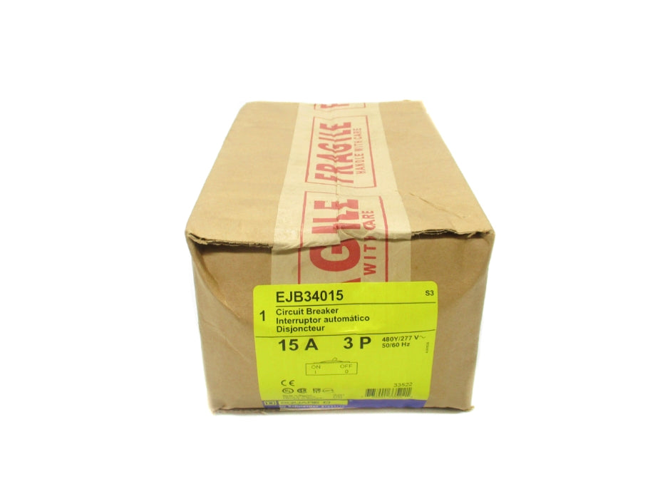 SQUARE D EJB34015 277V 15A NSFS