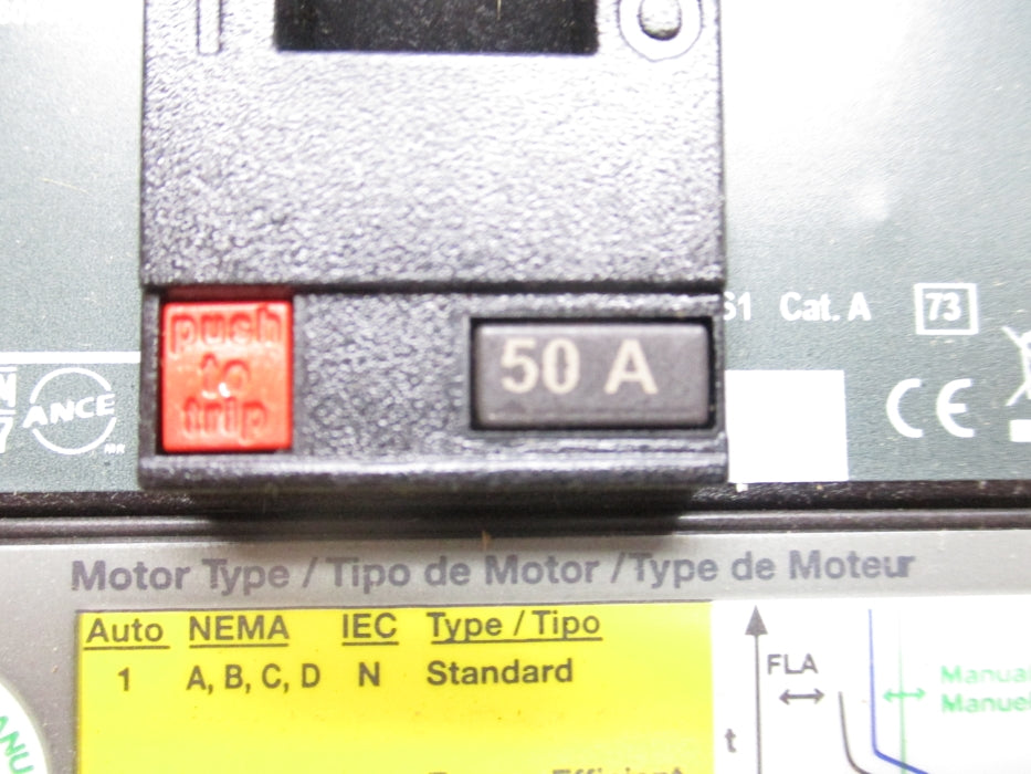 SQUARE D HJL36050M72 600V 50A NSMP