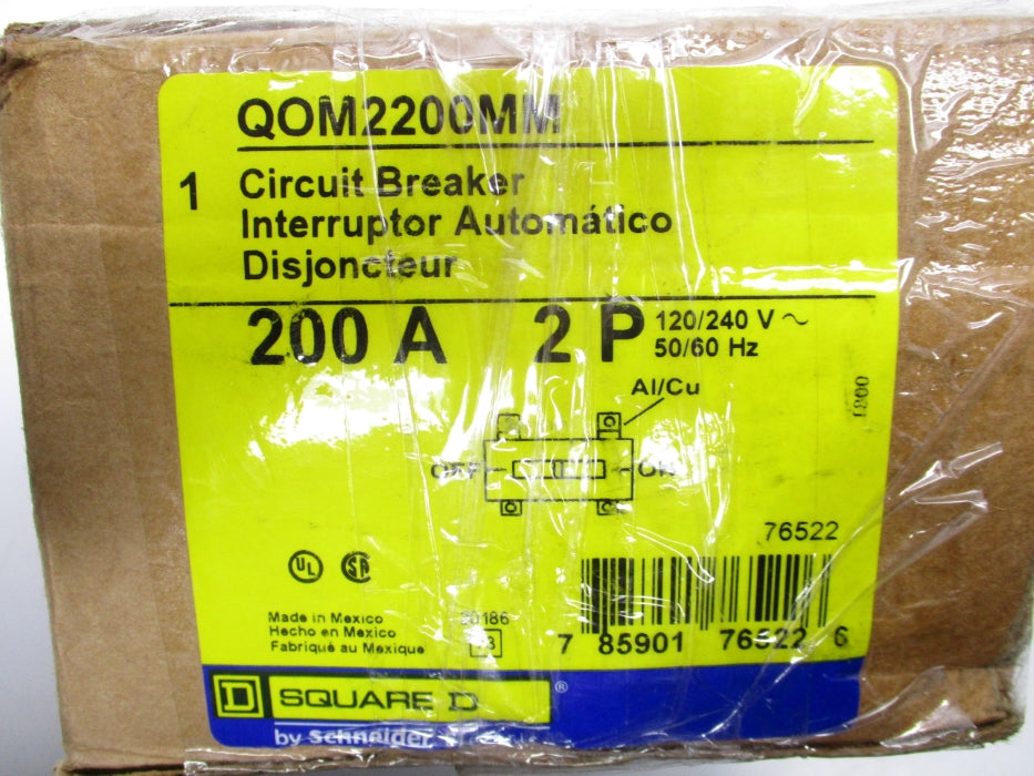 SQUARE D QOM2200MM 240V 200A NSMP
