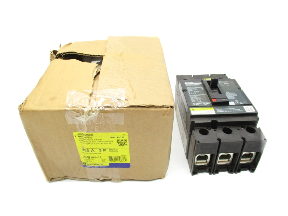 SQUARE D JGL36000S25 600V 250A (AS PICTURED) NSMP