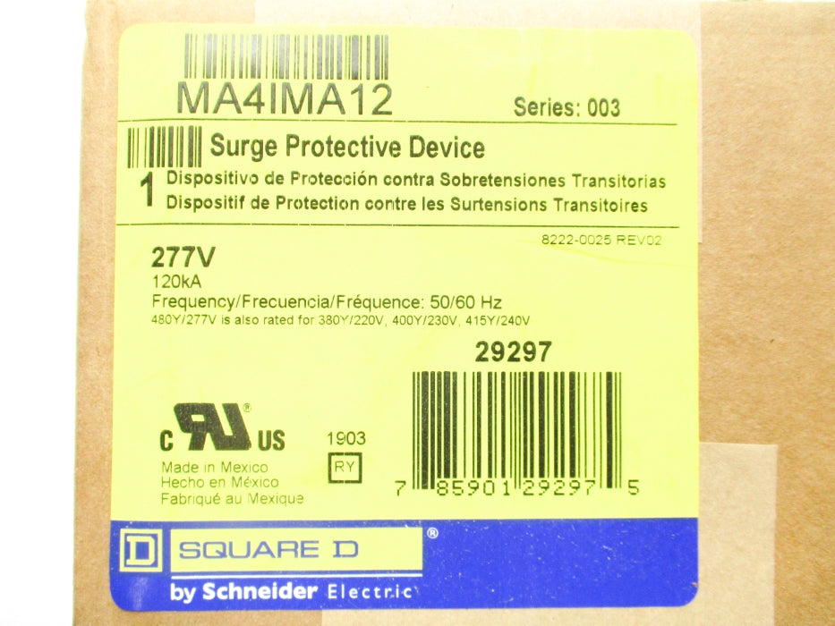 SQUARE D MA4IMA12 SER. 003 NSFS