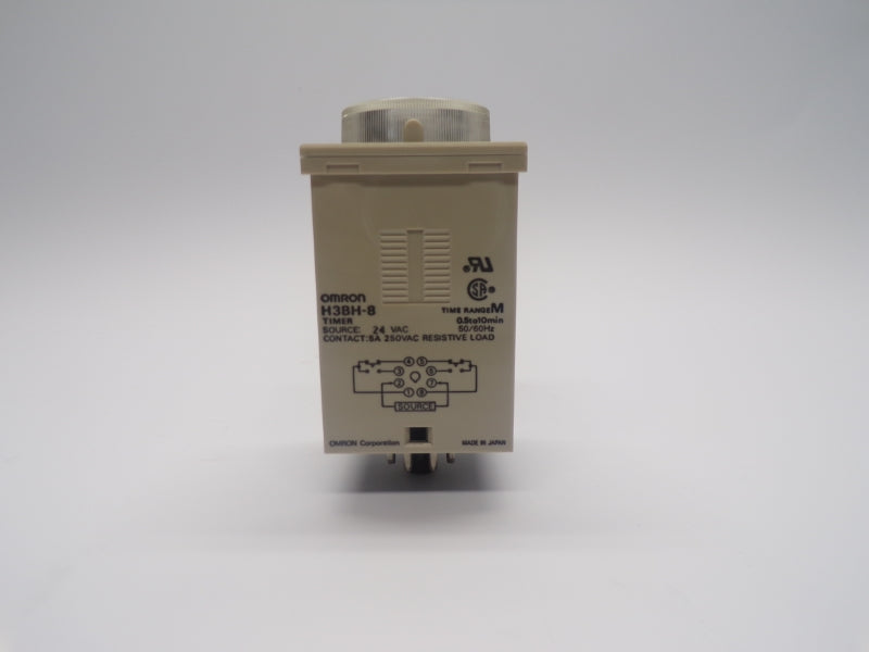 OMRON H3BH-8 24VAC 5A 0.5-10M NSMP