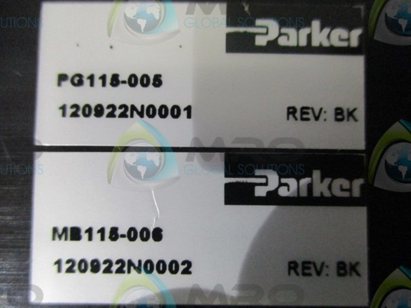 PARKER PG115-005 GEARHEAD   NSNP