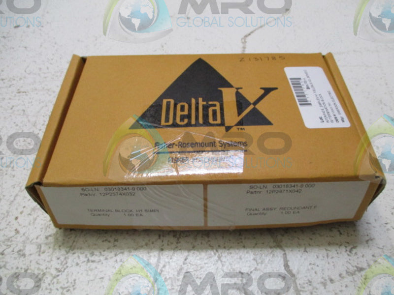 FISHER-ROSEMOUNT DELTA V 12P2471X042 MODULE w/ TERMINAL  NSMP