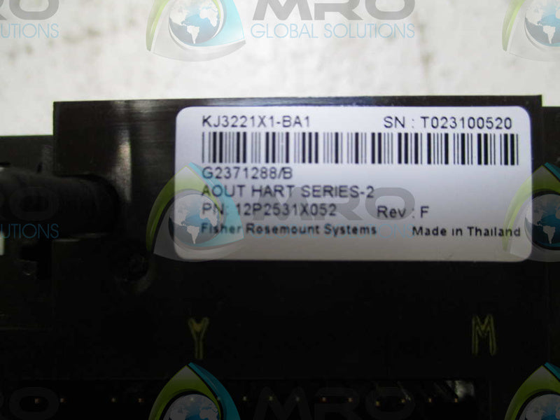 FISHER-ROSEMOUNT 12P2531X052 INPUT MODULE w/TERMINAL BLOCK  NSMP