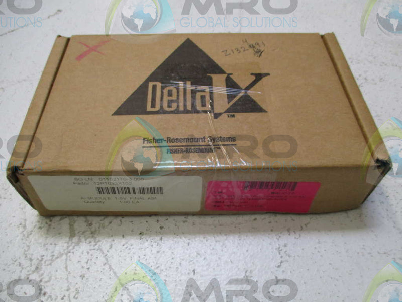 FISHER-ROSEMOUNT DELTA V 12P1033X102 MODULE w/ TERMINAL  NSMP