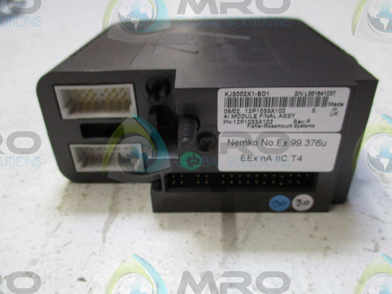 FISHER-ROSEMOUNT DELTA V 12P1033X102 MODULE w/ TERMINAL  NSMP