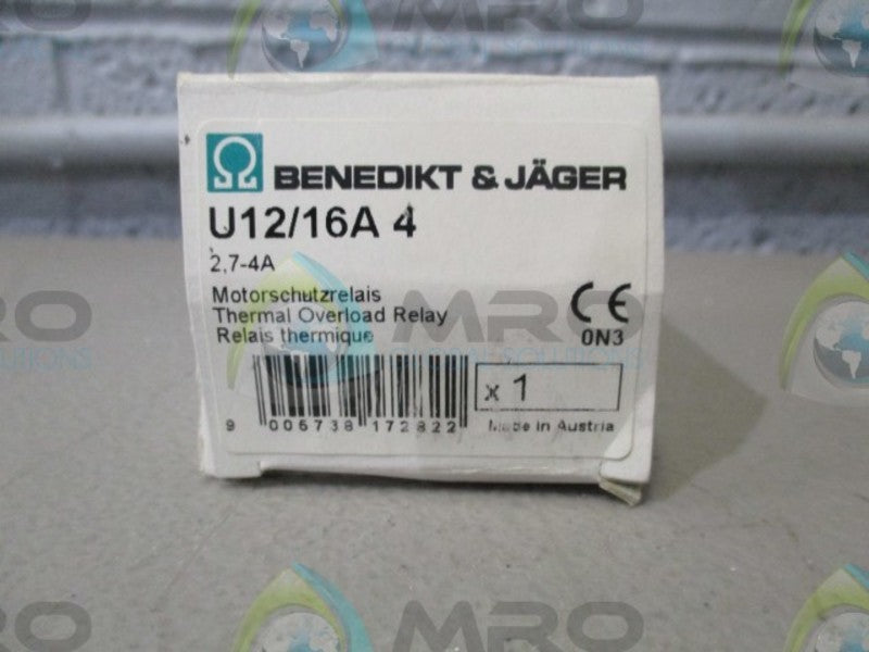 BENEDIKT & JAGER U12/16A-4 2.4-4A  NSMP