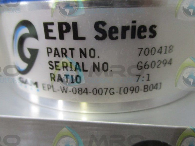 GAM GEARS EPL-W-084-007G-[090-B04] GEAR REDUCER  NSNP