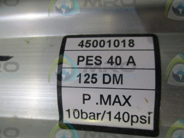 ASCO 45001018 AIR CYLINDER PES40 A 125 DM 10 BAR 140 PSI  NSNP
