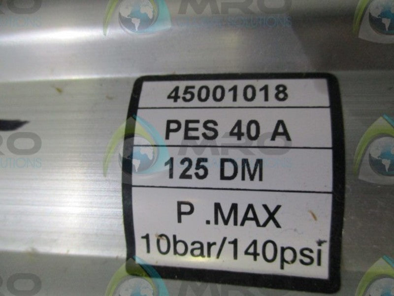 ASCO 45001018 AIR CYLINDER PES40 A 125 DM 10 BAR 140 PSI  NSNP