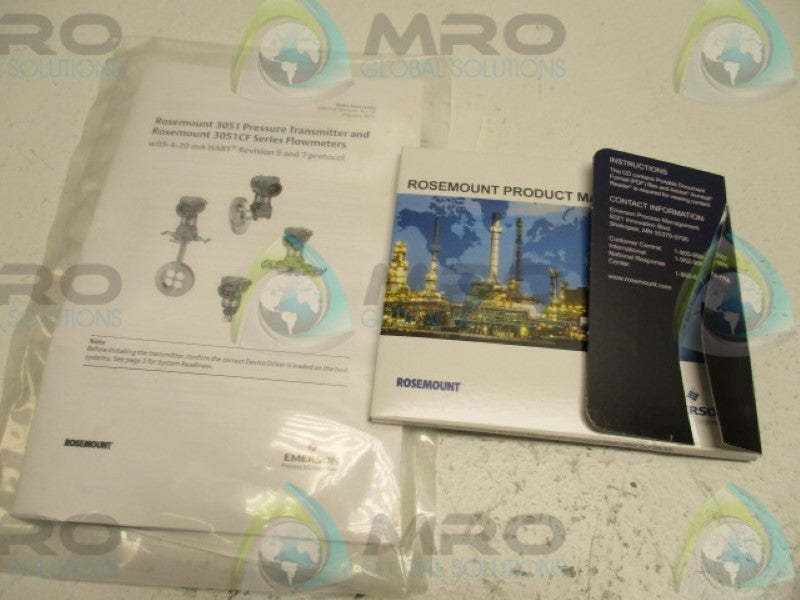 ROSEMOUNT 3051CG3A22A1AS1 TRANSMITTER 0-1000"H20  NSNP