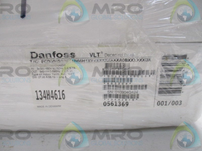 DANFOSS 134H4616 FCD302P3K0T4B66H1XYXXXXXA0BXXXXXXDX AC DRIVE NSMP