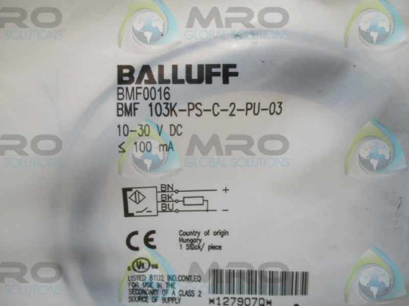 BALLUFF BMF103K-PS-C-2-PU-03 MAGNETIC FIELD SENSOR  NSMP