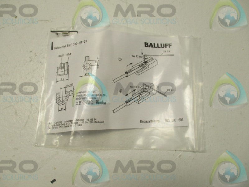 BALLUFF BMF303-HW-28 MOUNTING BRACKET * NEW IN FACTORY BAG *