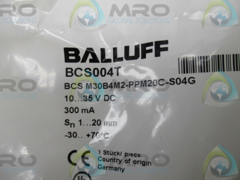 BALLUFF BCSM30B4M2-PPM20C-S04G CAPACITIVE SENSOR  NSMP