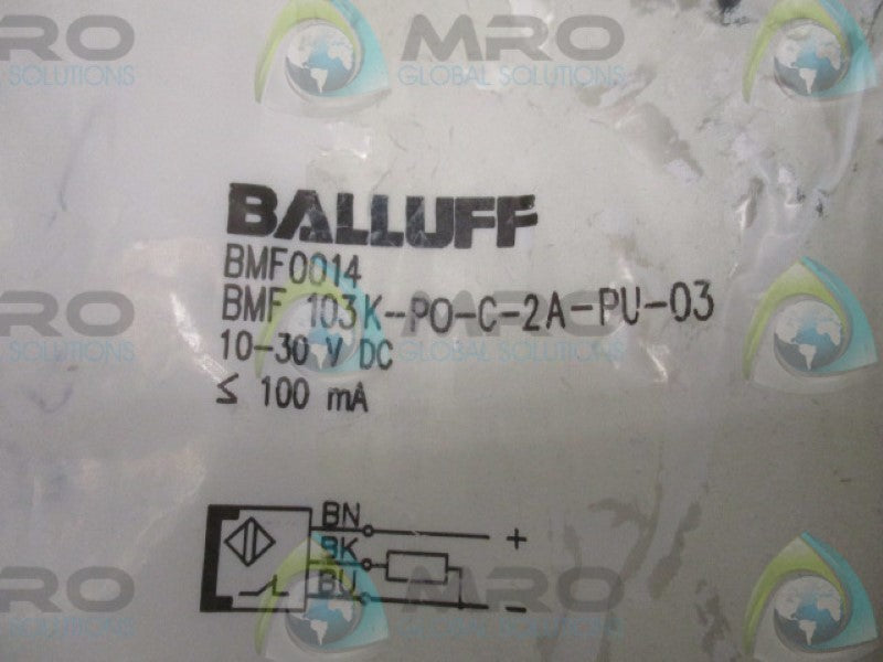 BALLUFF BMF103K-P0-C-2A-PU-03 MAGNETIC FIELD SENSOR  NSMP