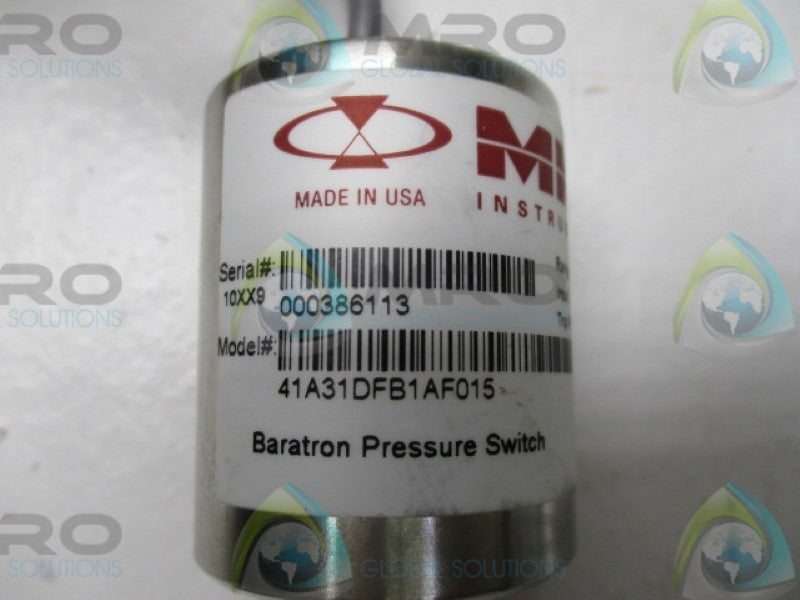 MKS 41A31DFB1AF015 BARATRON PRESSURE SWITCH  NSNP