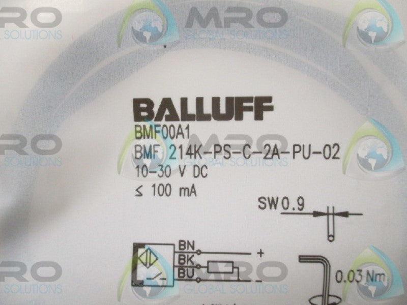 BALLUFF BMF214K-PS-C-2A-PU-02 MAGNETIC FIELD SENSOR  NSMP