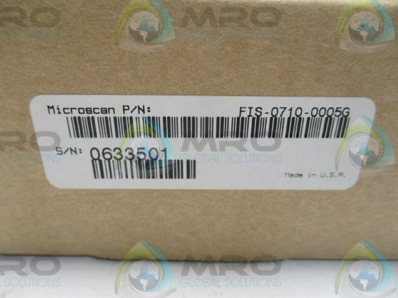 MICROSCAN FIS-0710-0005G MS-710 BARCODE READER  NSMP