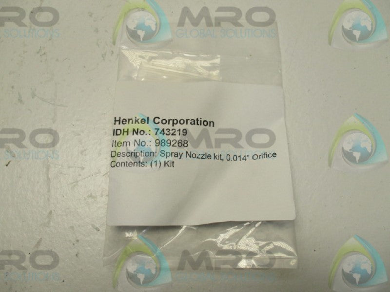 HENKEL 743219 SPRAY NOZZLE KIT NSMP