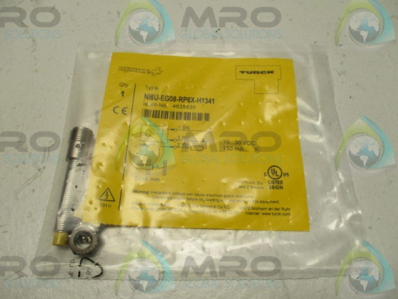 TURCK NI6U-EG08-RP6X-H1341 PROXIMTIY SENSOR  NSMP