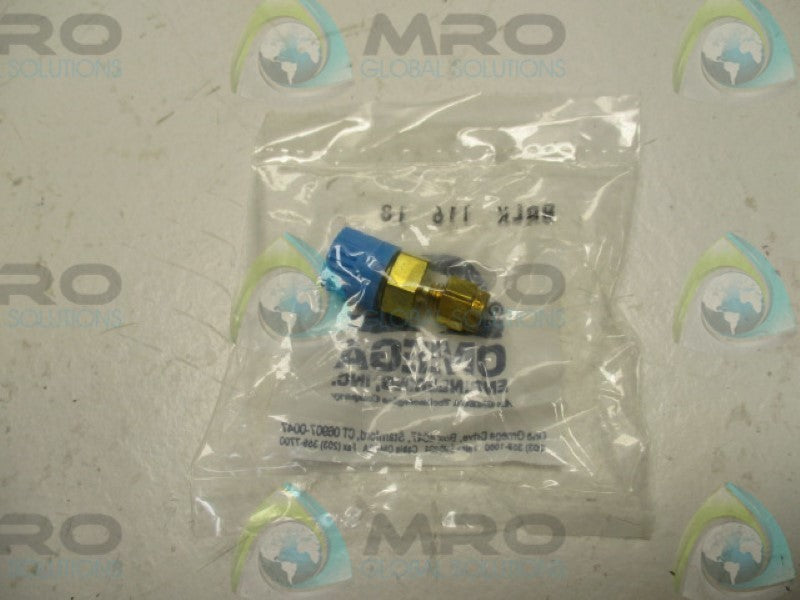 OMEGA BRLK11618 BRASS FITTING 1/16" TUBE 1/8" NPT  NSMP