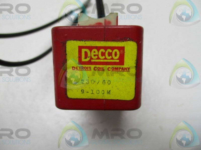 DECCO 9-100M COIL 230V  UNMP