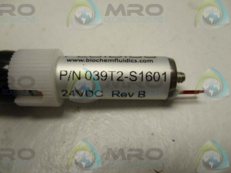 BIO-CHEM FLUIDS 039T2-S1601 MINIATURE FLUID CONTROL VALVE  NSNP