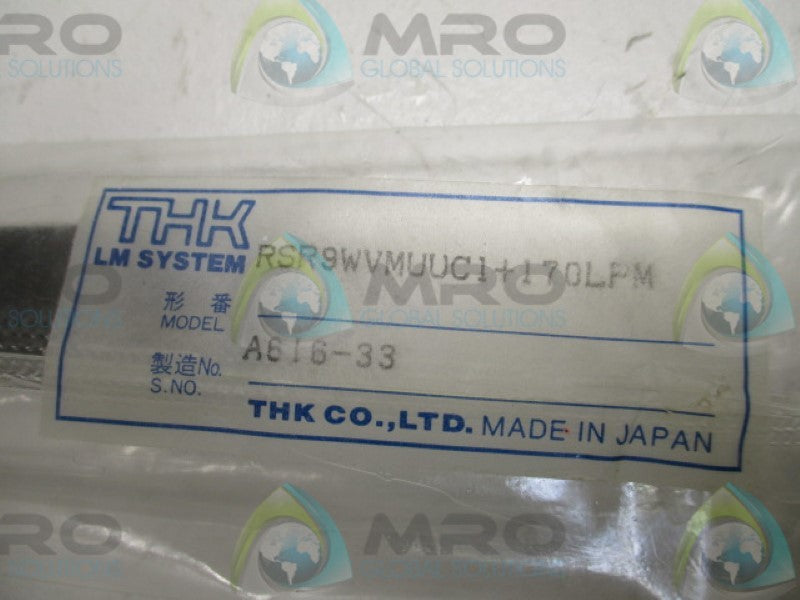 THK RSR9WVMUUC1+170LPM LINEAR ACTUATOR?WITH RAIL  NSMP
