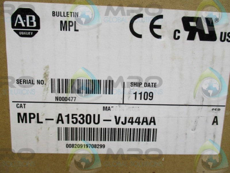 INDUSTRIAL SPARE PART MPL-A1530U-VJ44AA SER. A  NSMP